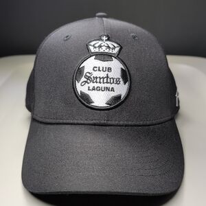 Club Santos Laguna Men's Fi Collection Black Santos Laguna Hit Adjustable Hat